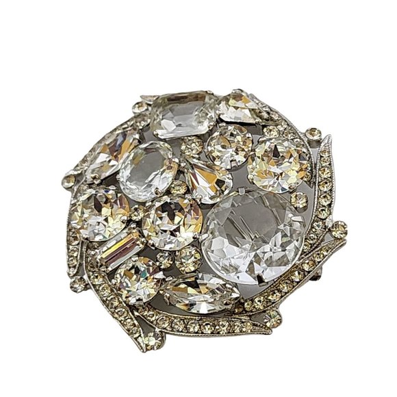 Vintage Spectacular Signed Weiss Blingy Rhinestone Set (A3284) - Picture 2 of 5